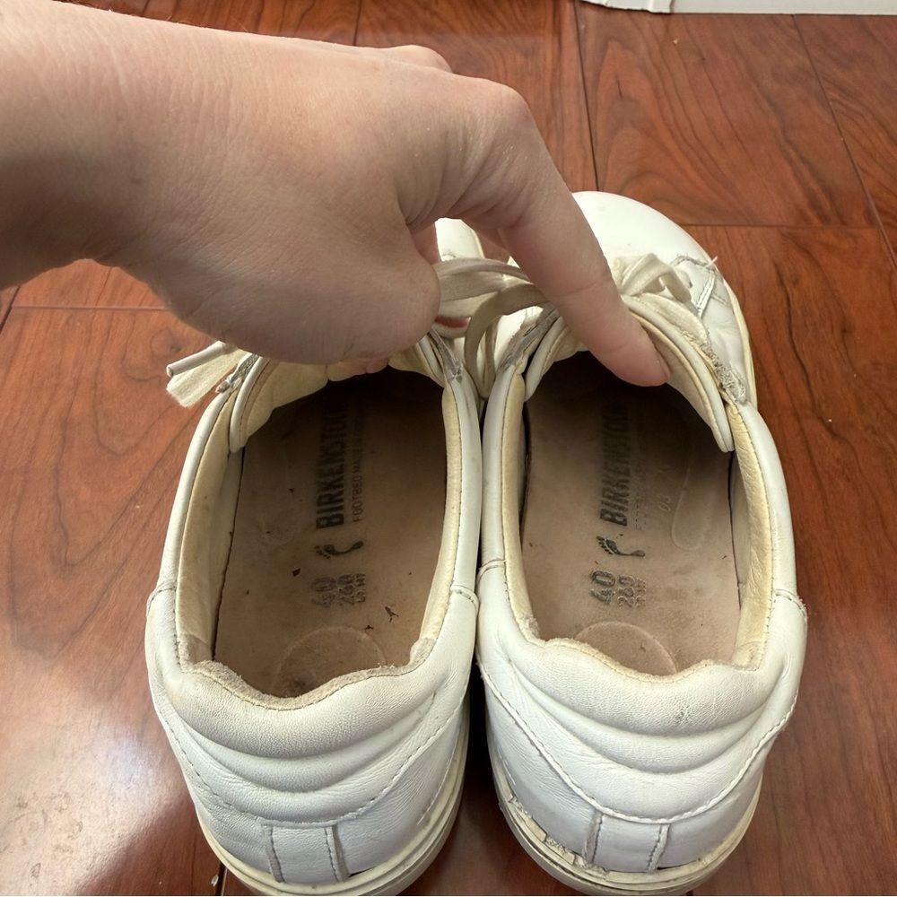 Birkenstock Bend Low Suede Leather Antique White Size 40 (Women’s 9, Men’s 7) - Picture 7 of 8